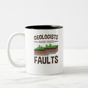 Geologen hebben hun fauna Geology Earth Science Tweekleurige Koffiemok