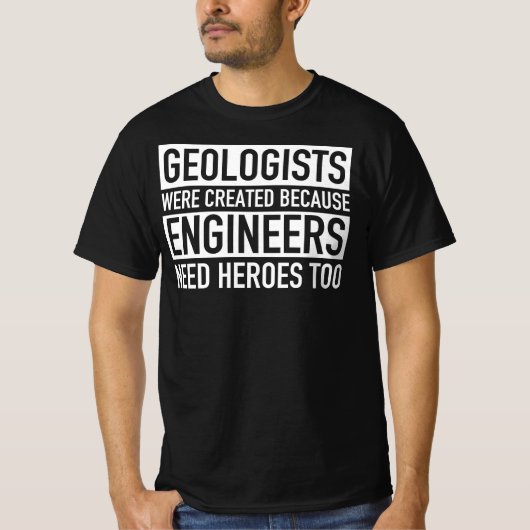 Geologen Humor Geology Major Afstuderen T-shirt (Voorkant)