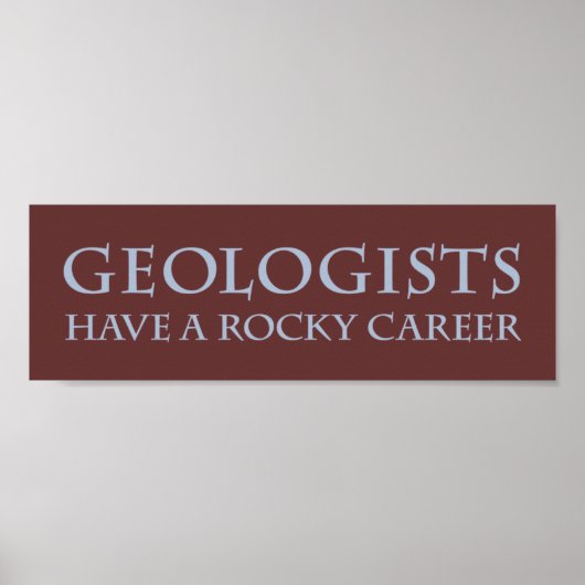 Geologen: Rocky Career Poster (Voorkant)