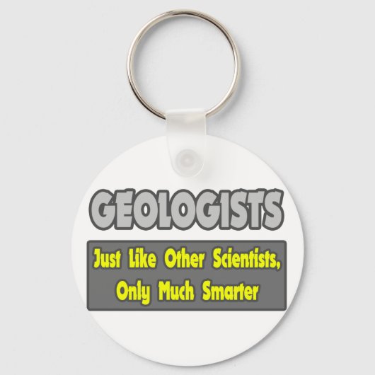 Geologen... slimmer sleutelhanger (Voorkant)
