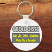 Geologen... slimmer sleutelhanger (Voorkant)