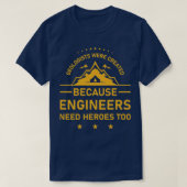 Geologen werden gecreëerd omdat ingenieurs haar no t-shirt (Design voorkant)