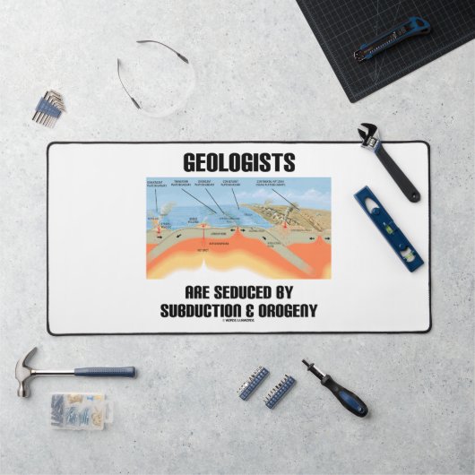 Geologen worden geschoold door subductie & orogeni bureaumat (Werkstation)