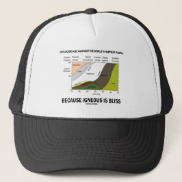 Geologen zijn het gelukkigst dat mensen onhandig z trucker pet