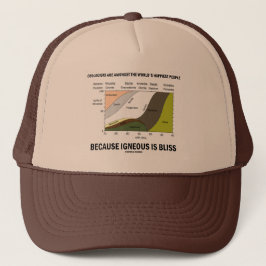 Geologen zijn het gelukkigst dat mensen onhandig z trucker pet