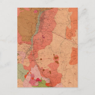 Geological Map of the Washoe District Briefkaart