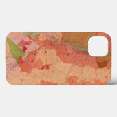 Geological Map of the Washoe District Case-Mate iPhone Case (Achterkant (horizontaal))