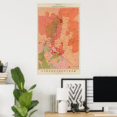 Geological Map of the Washoe District Poster (Thuiskantoor)