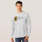 Geologie 101 t-shirt (Voorkant volledig)