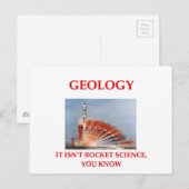geologie briefkaart (Voorkant / Achterkant)
