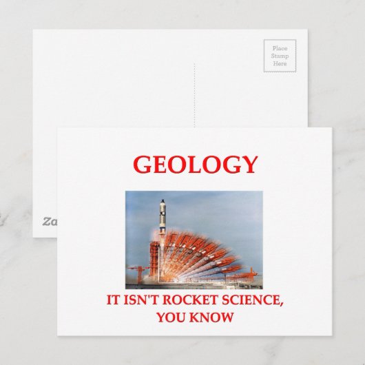geologie briefkaart (Voorkant / Achterkant)