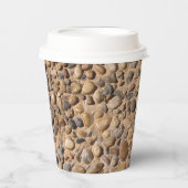 Geologie Decoratieve Pebble Stones Foto Papieren Bekers (Voorkant)