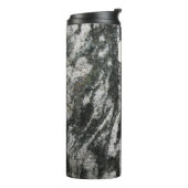 Geologie Decorative Rock Texture Custom Name Thermosbeker (Gedraaid links)