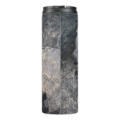 Geologie Decorative Rock Texture Custom Name Thermosbeker (Achterkant)