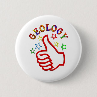 Geologie duikt op ronde button 5,7 cm