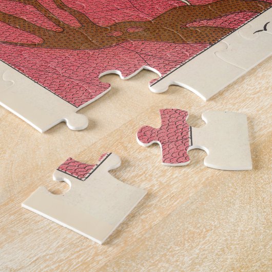  geologie- en meteorologische grafiek (1893) legpuzzel (Zijkant)