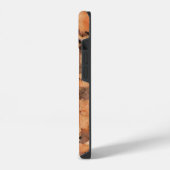Geologie gevlekte rotstextuur iPhone hoesje (Linkerkant)