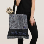 Geologie Graniet Grijs met Blauwe Details om het e Tote Bag (Dichtbij)