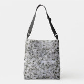 Geologie Graniet Rock Textuur Elke Tekst Crossbody Tas (Achterkant)