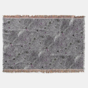 Geologie Grijs Graniet Rock met Roze Details Deken