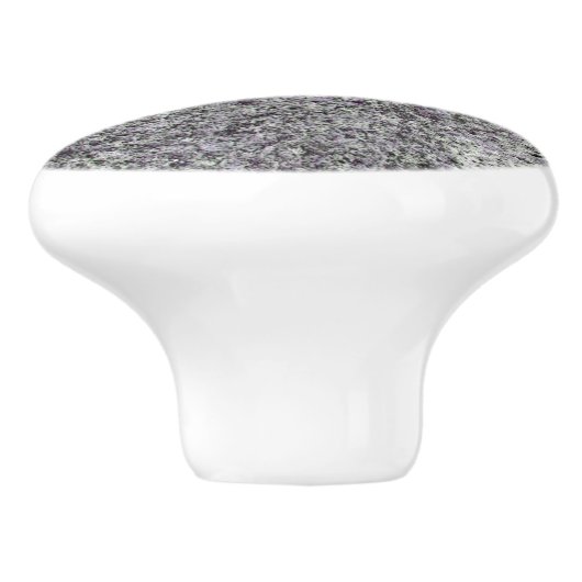 Geologie Grijs Graniet Roze Details Keramische Knop (Zijkant)