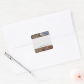 Geologie Grungy Rock met Tekst Label (Envelop)