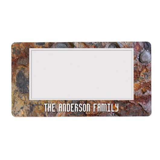 Geologie Grungy Rock Textuur Opslag Sticker (Voorkant)