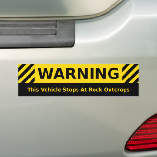Geologie Humor Bumpersticker