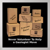 Geologie Humor Poster (Voorkant)