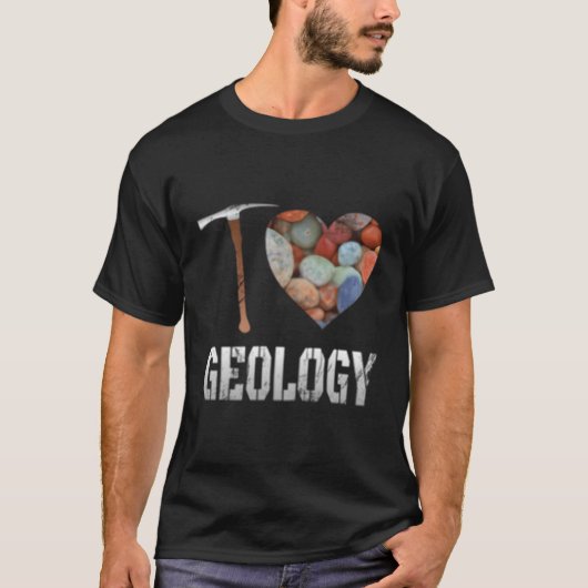geologie ik hou van geologie eu wetenschap geoloog t-shirt (Voorkant)