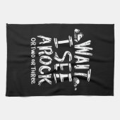 Geologie - ik zie een rots theedoek (Horizontaal)