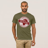 Geologie Logo- De wereld vormgeven (Europa/Afrika) T-shirt (Voorkant volledig)