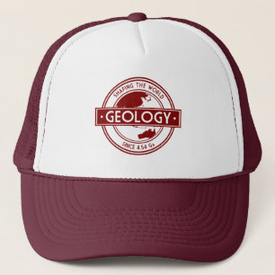 Geologie- Logo 'Shaping the World' (Azië/Australië Trucker Pet