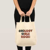 Geologie Meisjes Rock! (Vlag VS) Tote Bag (Voorkant (product))