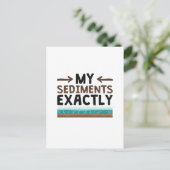 Geologie Mijn Zitten Precies Briefkaart (Staand voorkant)