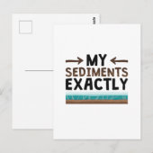 Geologie Mijn Zitten Precies Briefkaart (Voorkant / Achterkant)