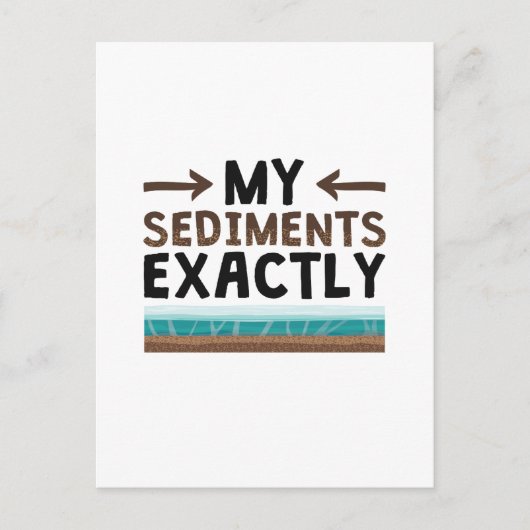 Geologie Mijn Zitten Precies Briefkaart (Voorkant)