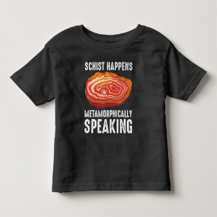 Geologie Minerale Geode Scientist Funny Geoloog Kinder Shirts