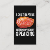 Geologie Minerale Geode Scientist Funny Geoloog Visitekaartje (Voorkant)