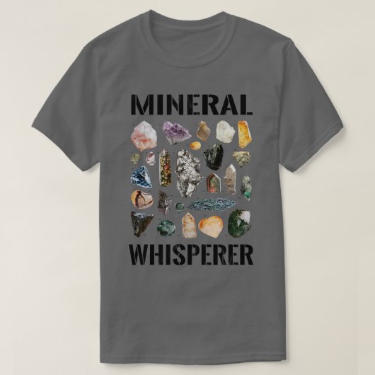 Geologie Mineralogie Petrologie Stenen Mineraal T-shirt (Design voorkant)