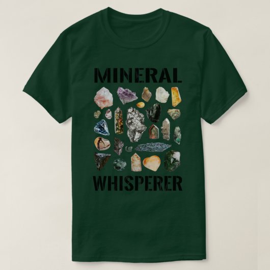 Geologie Mineralogie Petrologie Stenen Mineraal T-shirt (Design voorkant)
