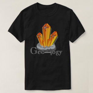 Geologie Oranje Gemstone T-shirt