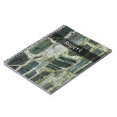 Geologie Oude Stenen Muur met om het even welke Te Notitieboek (Linkerzijde)