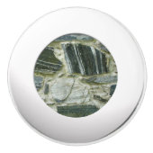 Geologie Oude Stone Wall Keramische Knop (Voorkant)