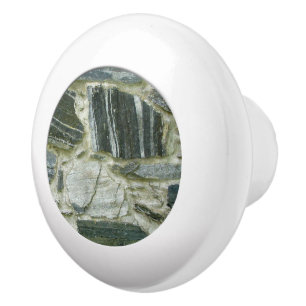 Geologie Oude Stone Wall Keramische Knop