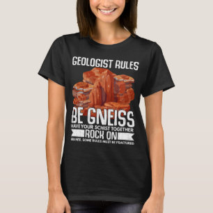 Geologie Regels Geoloog Rock Collector Graphic T-shirt