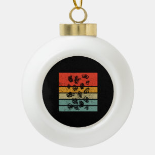 Geologie - Rock Collecting Retro Keramische Bal Ornament