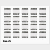 Geologie Rock Grey Graniet met Tekst Label (Vel)