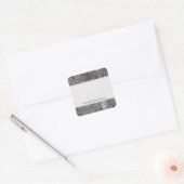 Geologie Rock Grey Graniet met Tekst Label (Envelop)