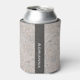 Geologie Rock Textuur met Naam Blikjeskoeler